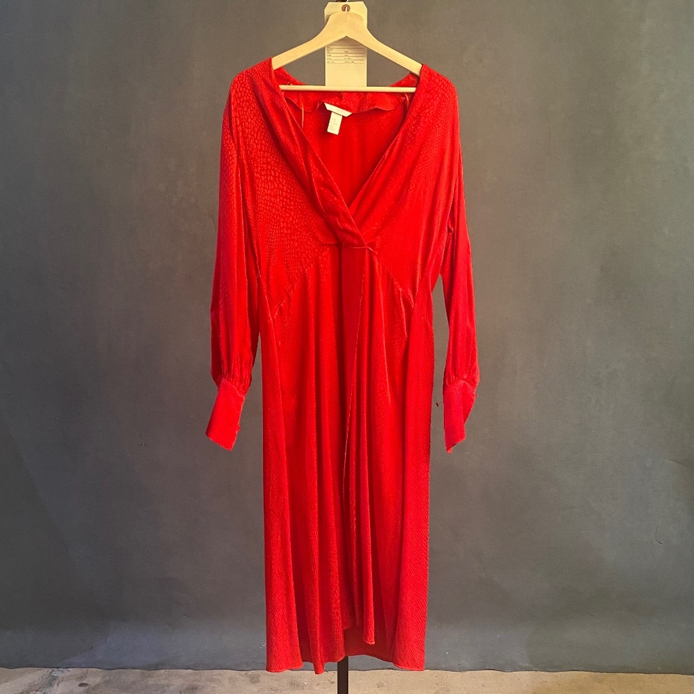 H&M Red Flowey Dress